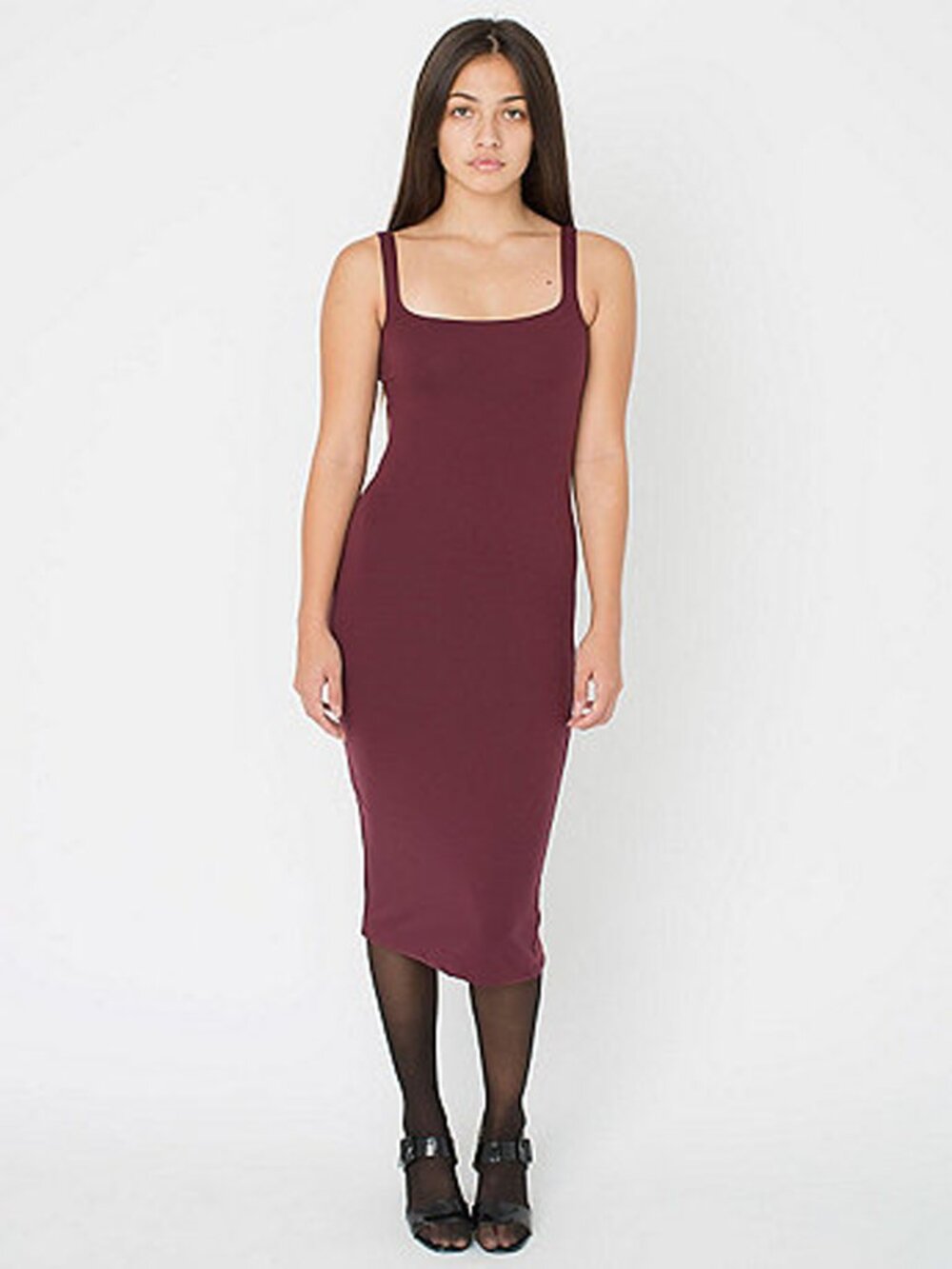American Apparel Ponte Tank Dress in Port Royale - sz L